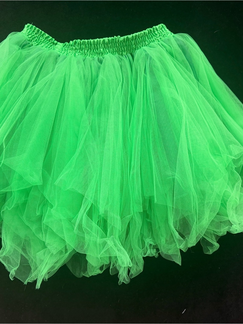 Green Tulle Layered Skirt - Women's Flared Ballet Tutu